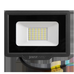 Прожектор светодиодный PFL-C3 30Вт 6500К IP65 ДО закален. прозр. стекло JazzWay 5023567A