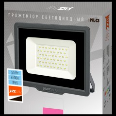 Прожектор светодиодный PFL-C3 50Вт 6500К ДО/СДО IP65 закален. прозр. стекло JazzWay 5023581A