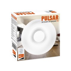 Светильник светодиодный декоративный PPB Pulsar 12Вт 4000К IP20 d215х50 настенно-потолочный бытовой JazzWay 5024700