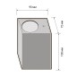 Светильник PDL-S 72150 GU10-2 под лампу GU10 GR 230В IP65 фасадный JazzWay 5040038