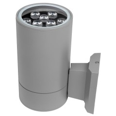 Светильник светодиодный архитектурный PWL-200110/30D 1х9Вт 3000К GR IP65 фасадный исполнение односторон. сер. Pro JazzWay 504205