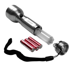 Фонарь ручной AF6-L3W/L2W-ti 3Вт COB+2Вт LED 3хAAA (не в компл.) корпус: алюм. ближн./дальн. свет титан. ФАZА 5044746