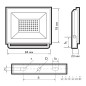 Прожектор светодиодный СДО-20 10Вт 6500К IP65 230В BL ДО прозр. закален. стекло ФАZА 5047242 Прожектор светодиодный СДО-20 10Вт 6500К IP65 230В BL ДО прозр. закален. стекло ФАZА 5047242