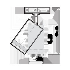 Светильник трековый PTR 38 под лампу GU10 BL 230В IP20 для диммир. ламп черн. JazzWay 5052277