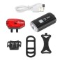 Фонарь аккумуляторный велосипедный VA-801 2в1 осн. CREE XPG + подсветка SMD micro USB 800мА.ч (блист.) Эра Б0039624