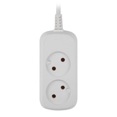 Удлинитель электрический UDL-10-230 Greenline 2 розетки без заземления 3м ПВС 2х0.75кв.мм Эра Б0065067
