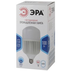 Лампа светодиодная высокомощная STD LED POWER T160-100W-4000-E27/E40 100Вт T160 колокол 4000К нейтр. бел. E27/E40 (переходник в 