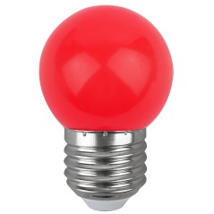 Лампа светодиодная ERARL45-E27 P45 1Вт шар красн. E27 4SMD для белт-лайт ЭРА Б0049575