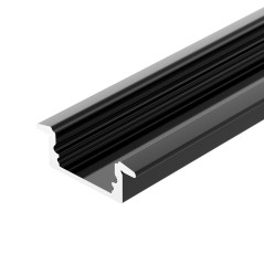 Профиль LINE-2308-F-2000 ANOD BLACK 2м алюминий Arlight 040301