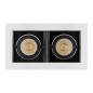 Светильник светодиодный CL-KARDAN-S180x102-2x9W Warm WH-BK 38 deg IP20 металл Arlight 024130 Светильник светодиодный CL-KARDAN-S180x102-2x9W Warm WH-BK 38 deg IP20 металл Arlight 024130