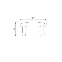 Экран ARH-MINI5 Frost-PM 2м пластик Arlight 018837