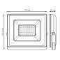 Прожектор светодиодный Elementary 50Вт 6500К IP65 4500лм 200-240В ДО черн. GAUSS 613100350