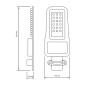 Светильник светодиодный Qplus 50Вт 5000К IP65 6000лм 120-260В 370х145х45мм ДКУ уличный консольный КСС Ш черн. GAUSS 629535350 Светильник светодиодный Qplus 50Вт 5000К IP65 6000лм 120-260В 370х145х45мм ДКУ уличный консольный КСС Ш черн. GAUSS 629535350