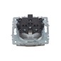Розетка BRITE РСбш10-3-44-БрШ 16А IP44 с заземл. защ. шторки с крышкой механизм шампань IEK BR-R16-16-44-K37