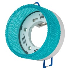 Светильник точечный DK97 WH/Blue GX53 встраив. бел. голубой ЭРА Б0057458
