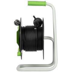 Удлинитель силовой GREEN LINE GAZ-2x1-20m Greenline на катушке пластик 1 розетка без заземления 20м ПВС 2х1кв.мм Эра Б0065120