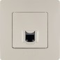 Розетка компьютерная 1-м СП Etika RJ45 кат.5E UTP механизм сл. кость Leg 672341