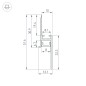 Профиль PLINTUS-FANTOM-H20-2000 WHITE алюминий L2000 Arlight 043660