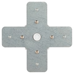 Коннектор TR-1PA-СX-WH X-образ. для 1ф шинопровода бел. Эра Б0054469