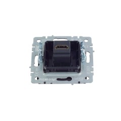 Розетка СП BRITE HDMI РHDMI-0-БрГ механизм графит IEK BR-H10-K53