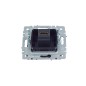 Розетка СП BRITE HDMI РHDMI-0-БрГ механизм графит IEK BR-H10-K53