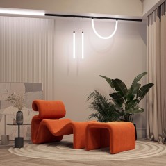 Светильник MAG-FLEX-TUBE-ELASTIC-L1000-14W Day4000 BK 360 deg 48В IP20 метал. 1м Arlight 034048