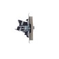 Розетка компьютерная + телевизионная 2-м Brite РТВ/РК12-БрШ RJ45 кат.5E + TV механизм шампань IEK BR-AK20-1-K37
