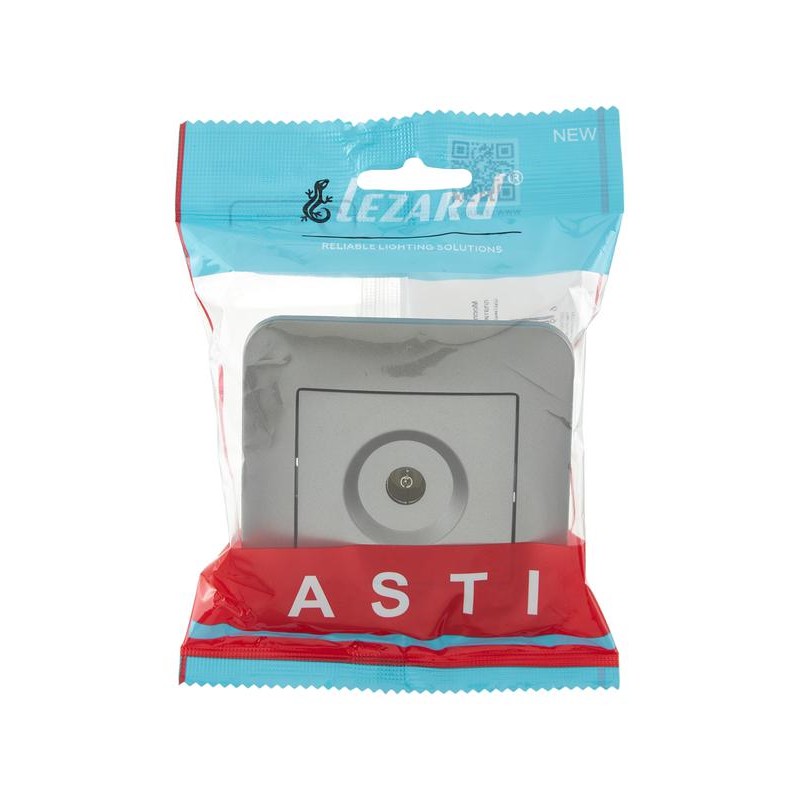 Розетка телевизионная оконечная TV СП ASTI IP20 в сборе платина. LEZARD 7081-3535-130