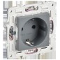 Розетка SKANDY 16А с заземл. защ. штроки б/к SK-R06Gr сер. IEK SK-R14-16-1-K03 Розетка SKANDY 16А с заземл. защ. штроки б/к SK-R06Gr сер. IEK SK-R14-16-1-K03