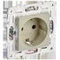 Розетка SKANDY 16А с заземл. защ. штроки SK-R04B беж. IEK SK-R14-16-K10