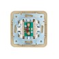Розетка телевизионная проходная TV СП ASTI IP20 в сборе крем. LEZARD 7081-0303-129