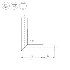 Светильник светодиодный SP-CIRCLE-HANG-O3535-D700-40W Day4000 (RAL9005 120 deg 230В) IP40 LED алюминий Arlight 049363