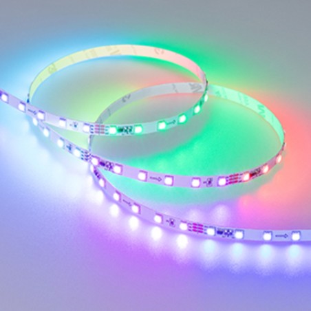 Лента светодиодная SPI-A120-10мм 24В RGB-PX6-BPT (23Вт/м IP20 2835) бегущ. огонь (уп.5м) Arlight 046871