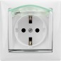 Розетка 1-м СП Valena 16А IP44 2P+E с заземл. защ. шторки с крышкой немецк. стандарт механизм бел. Leg 774220 Розетка 1-м СП Valena 16А IP44 2P+E с заземл. защ. шторки с крышкой немецк. стандарт механизм бел. Leg 774220