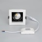 Светильник светодиодный CL-KARDAN-S102x102-9W Day WH-BK 38 deg IP20 металл Arlight 024125