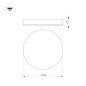 Светильник светодиодный SP-FLOWER-R280-15W Day4000-MIX (WH 110 deg 230В MOTION) IP54 пластик Arlight 042573