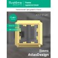 Рамка 1-пост. AtlasDesign Antique зол. SE ATN101601