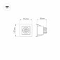 Светильник светодиодный CL-KARDAN-S102x102-9W Day WH-BK 38 deg IP20 металл Arlight 024125