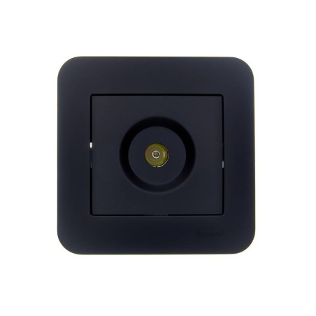 Розетка телевизионная проходная TV СП ASTI IP20 в сборе черн. бархат LEZARD 7081-4242-129