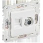 Розетка двойная TV+RJ45 кат.6E SKANDY SK-A15W арктич. бел. IEK SK-AK20-2-K01 Розетка двойная TV+RJ45 кат.6E SKANDY SK-A15W арктич. бел. IEK SK-AK20-2-K01