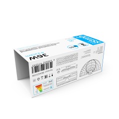 Светильник светодиодный EVO 36Вт 6500К IP65 3960лм 1200х76х66мм ДСП линейный сквозная проводка матов. рассеив. GAUSS 864425336
