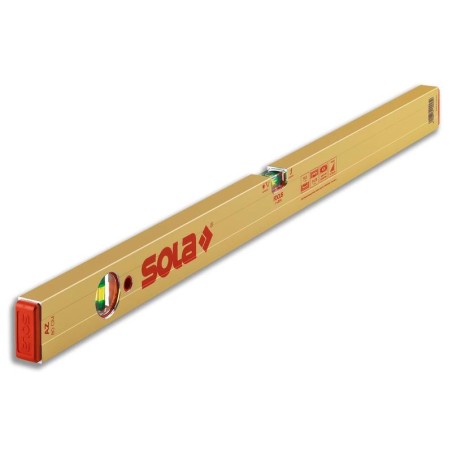 Уровень алюминевый AZ 60 L-60см 2 глазка точн. 0.5мм/м SOLA 01160801