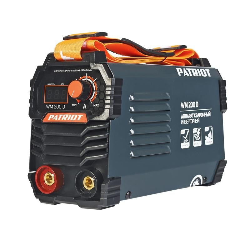 Аппарат сварочный инверторный WM 200 D PATRIOT 605302020 Аппарат сварочный инверторный WM 200 D PATRIOT 605302020
