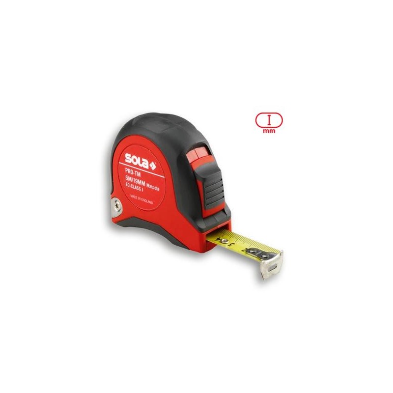 Рулетка PRO-TM 8м I класс точности SOLA 50022201 Рулетка PRO-TM 8м I класс точности SOLA 50022201
