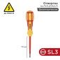 Отвертка "Электрика" SL3 75мм REXANT 12-4711
