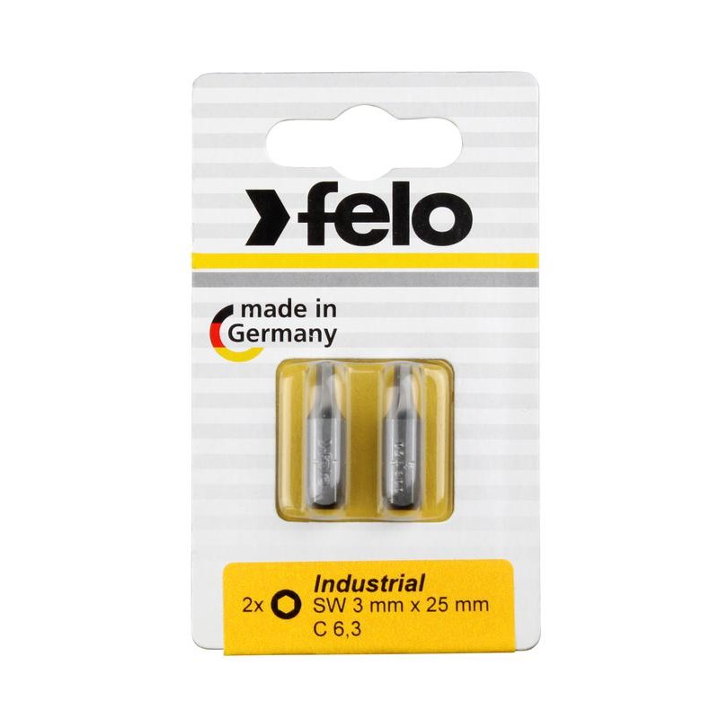Бита шестигранная Industrial 2мм (уп.2шт) FELO 02420036 Бита шестигранная Industrial 2мм (уп.2шт) FELO 02420036
