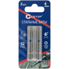 Бита стальная Profi TORX T40 50мм (уп. 2шт) Cutop 83-663