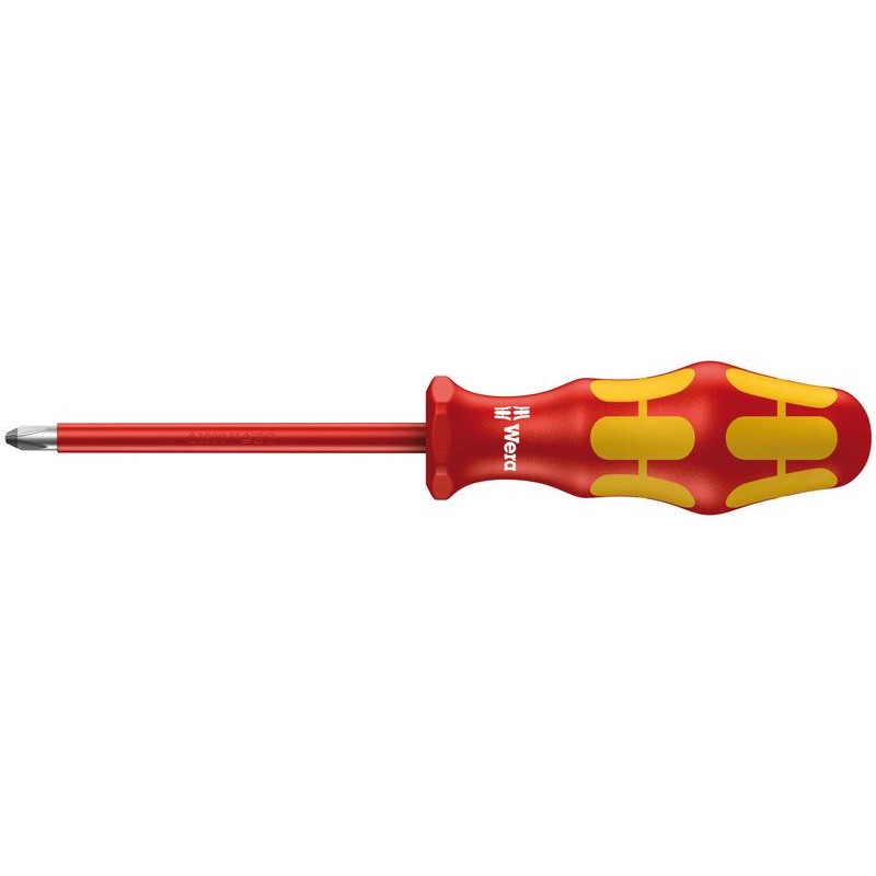 Отвертка диэлектрическая крестовая 165 i PZ VDE (PZ 3х150мм) Wera WE-006166 Отвертка диэлектрическая крестовая 165 i PZ VDE (PZ 3х150мм) Wera WE-006166