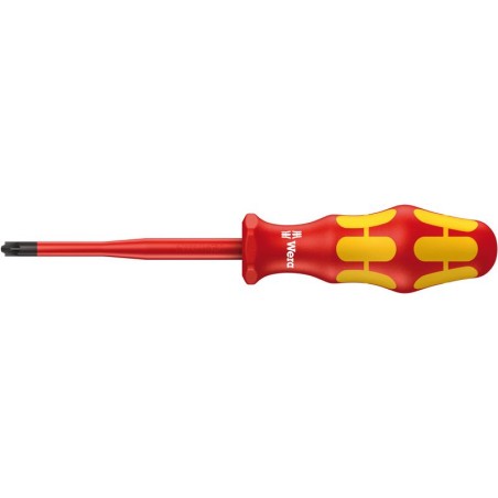 Отвертка диэлектрическая PlusMinus 165 iS PZ/S VDE (1х80мм) Wera WE-006465