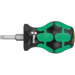 Отвертка короткая шлицевая 335 SL Stubby (0.8х4х24.5мм) Wera WE-008841